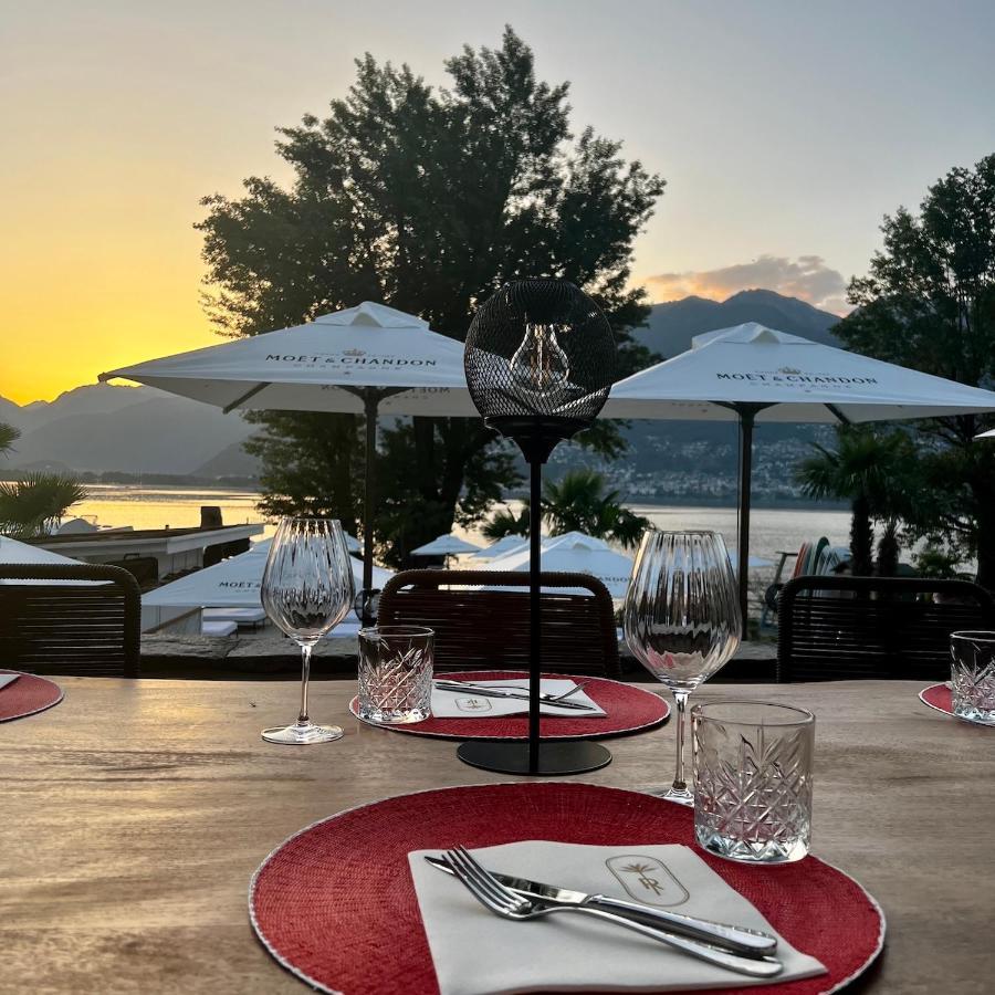 Riva Beach Club I Boutique Hotel I Restaurant Gambarogno Kültér fotó