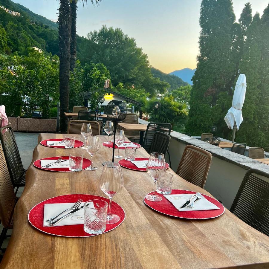Riva Beach Club I Boutique Hotel I Restaurant Gambarogno Kültér fotó