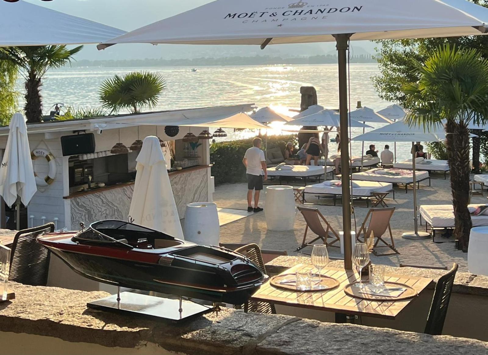 Riva Beach Club I Boutique Hotel I Restaurant Gambarogno Kültér fotó