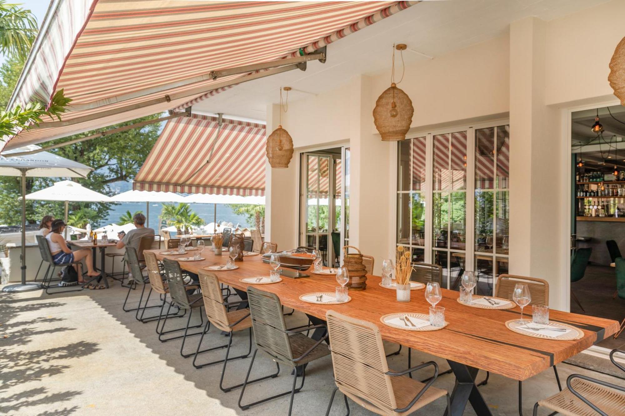Riva Beach Club I Boutique Hotel I Restaurant Gambarogno Kültér fotó